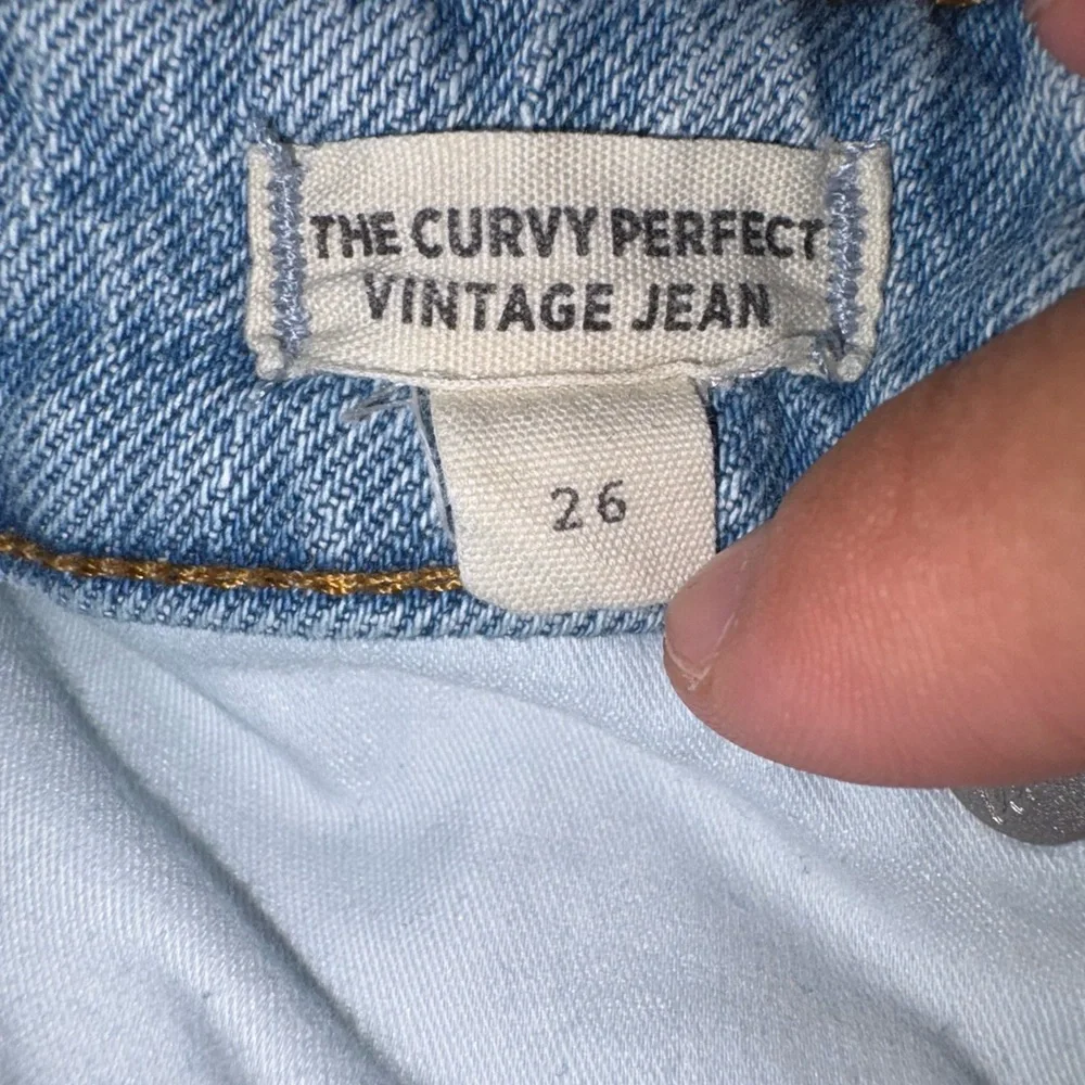 Madewell The Curvy Perfect Vintage Jean In A‎ Light Blue Wash Women’s Size 26 - Picture 4 of 10